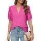 thumbnail image 1 of Camisas de Corta Abullonadas de Verano Rosa Rojo XXL, 1 of 8