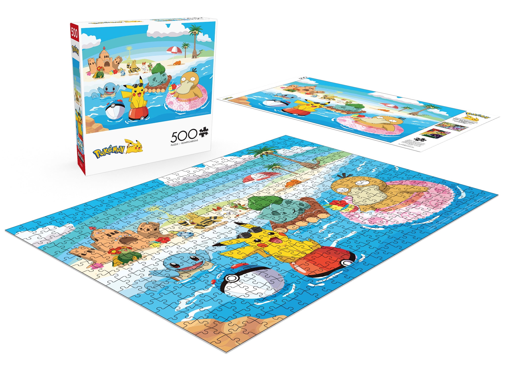 Buffalo Games 500-Piece Pokemon Island Time Interlocking Jigsaw Puzzle