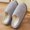 Gray, variant on Trendy Women Plush Lined Indoor Slippers Snug Closed Toe Flat Sole Super Soft Fleece for Cotton Slippers Bedroom and Household Daily Time Use Yellow 7.5-7.5(40)