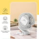 thumbnail image 4 of Fiudx Mini Ventilador de Escritorio, Portátil con Alimentación Usb, 5 Velocidades Ajustables, Pantalla Digital, Ideal para Uso Doméstico y Exterior, Accesorio para Dormitorio, Silencioso., 4 of 6