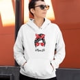 thumbnail image 4 of Mom Life Messy Bun Sweatshirt Trendy Motherhood Parenting Maternity Family Mother's Day Mama Mommy #momlife Hoodie, 4 of 7
