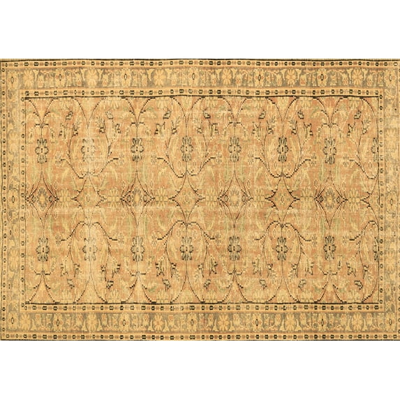 Ahgly Company Indoor Rectangle Persian Brown Traditional Area Rugs, 5' x 8'