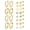 14K Gold Plated, variant on Hypoallergenic Gold Stud Earrings for Women - 14k Gold Plated Surgical Stainless Steel Flat back Earrings Small Huggie Hoop Flatback Earring for Sensitive Ears Screw Back Cartilage Piercing Jewelry