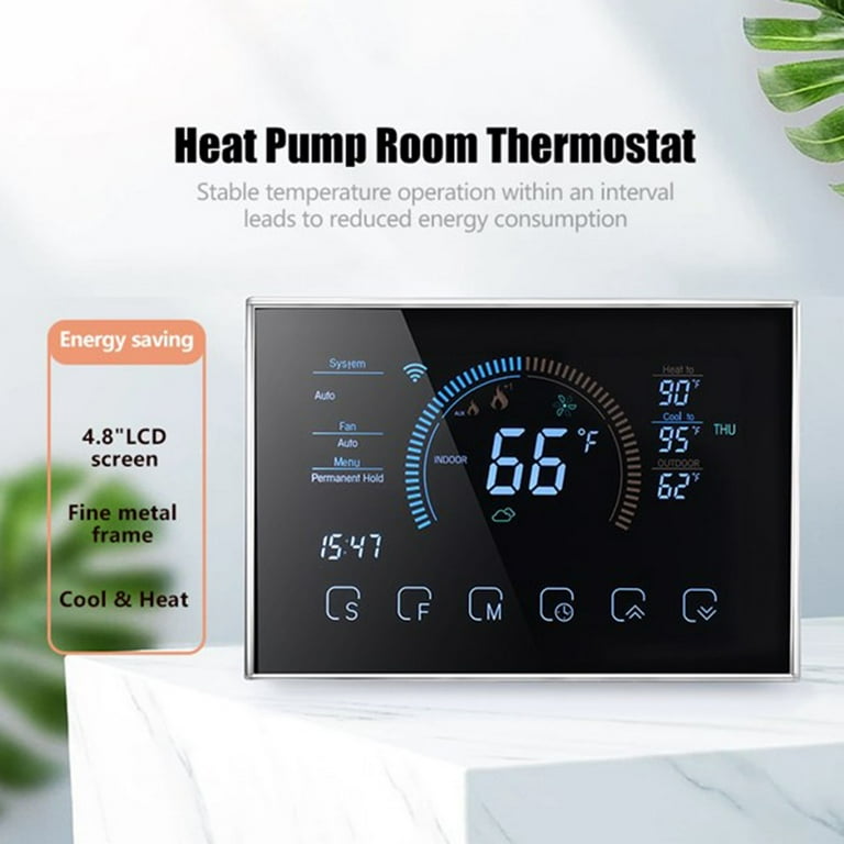 Heat Pump Room Thermostat Wifi Programmable Digital Thermostat Bhp