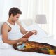 thumbnail image 5 of Balery Cloud Sky Sunflower Cow Pantalones de pijama para hombre, pijama ultraligero, pantalón de descanso-Small, 5 of 6