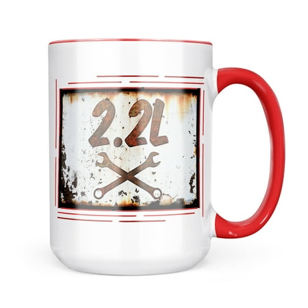 

Neonblond Rusty old look car 2.2L Mug gift for Coffee Tea lovers