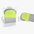 thumbnail image 5 of Dezsed Stainless Steel Wave Cutter Potato Cutter For Potatoes, Wrinkles, Potato Chips Vegetable Blade With Wave For Vegetables, Potatoes And s Green, 5 of 6