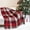 B #2, variant on Christmas Blanket | Flannel Winter Throw with Reindeer Snowflake Snowman Print | Soft Warm Cozy Sofa Bed Cover | Holiday Decor for Family Gatherings Parties