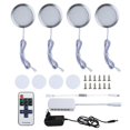 thumbnail image 2 of Luces para armarios interiores regulables con control remoto RF, accesorio de iluminación para mostrador, armario, estantería, cocina, 2 of 4
