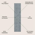 thumbnail image 4 of JONATHAN Y TUSCAN SUN 2 x 8 Runner Rug, Aimee Traditional Cottage Checkerboard - Navy/Cream, TSN204B-28, 4 of 8
