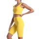 thumbnail image 4 of Pantalones de yoga de cinco puntos para correr con cintura alta y bolsillo puro para mujer Fridja fhjkhfk460885, 4 of 9