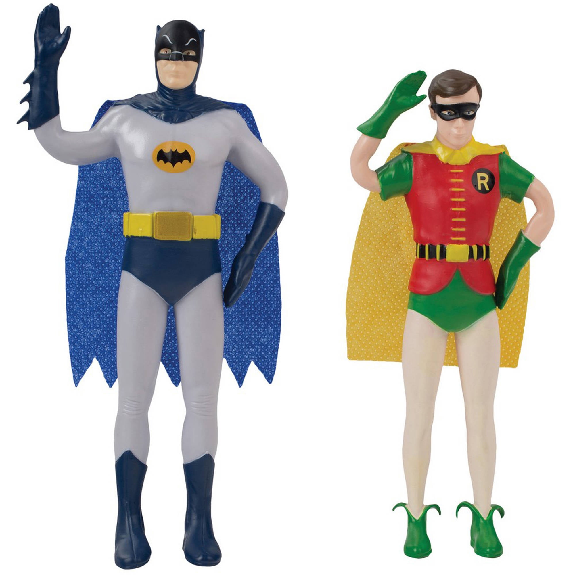 DC Comics Batman Classic TV Series Bendable Batman and Robin Action Figures  