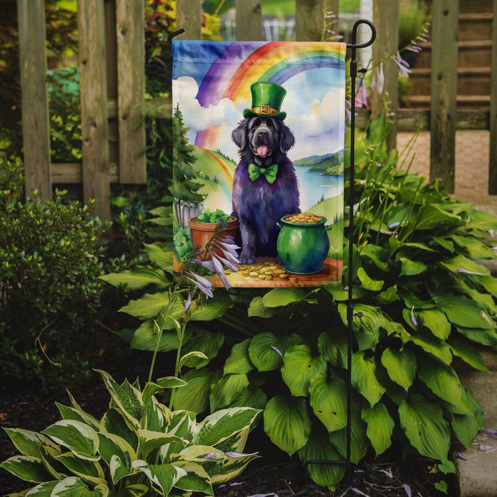 Newfoundland St Patrick's Day Garden Flag 11.25 in x 15.5 in