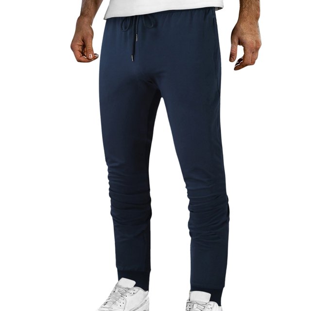 Afdoent Pants For Men Spring Summer Fashion Solid Color Casual Pants Comfortable Breathable Pants Lounge Pants