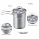 thumbnail image 2 of JUEGO AL AIRE LIBRE DE 2 TAZAS DE CAMPENTO APILables Acero Inoxidable Con Bolsa de Almacenamiento Taza de Café PortáTil Con Accesorios de Cocina de Plegable para acampar, 2 of 7