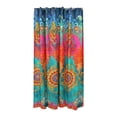 thumbnail image 3 of Levtex Home - Mackenzie - Shower Curtain (72x72in.) with Button Holes - Bohemian - Teal, Orange, Yellow, Green, Blue - - Cotton Fabric, 3 of 4