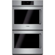 HBLP651LUC 30"" Double Wall Oven with 4.6 cu. ft. Capacity Ovens Left SideOpening Door 14 Cooking Modes SteelTouch Buttons Self-Clean AutoProbe and Star-K Certified in Stainless Steel