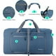 thumbnail image 3 of Bolsa de viaje Woogwin, grande, impermeable, 60 L, azul oscuro, 3 of 6