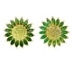 thumbnail image 3 of Qarigey Broches para mujer, elegante broche de girasol con diamantes de imitación, broche estético, joyería, disfraz, estilo Heronsbill, regalos para Accesorios de disfraces Verde, 3 of 6