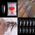 Clear 500PCS XXL Long Straight Square Shape Tips For Acrylic False Nail