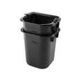 thumbnail image 3 of Executive Heavy Duty Pail Black Plastic 5 Quarts 9.3 w x 7.5 d x 8.5 h, 3 of 7
