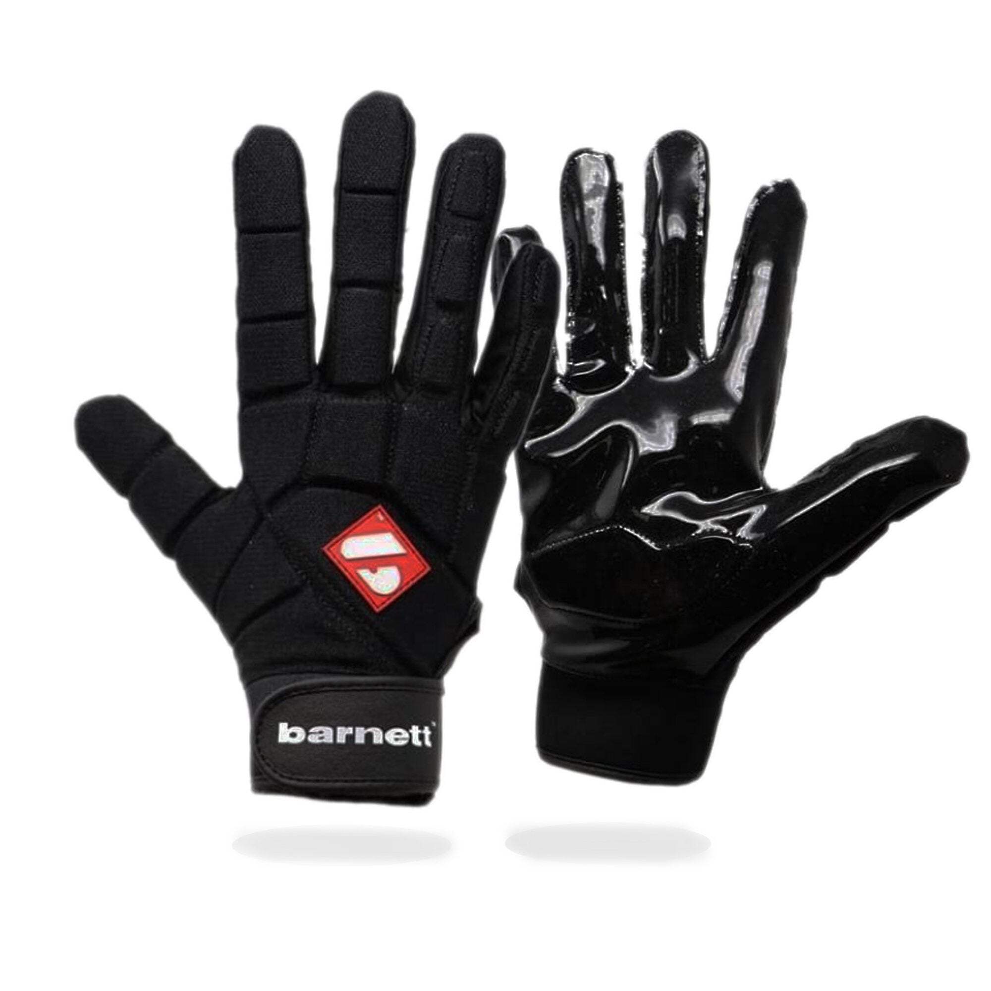 NEW FKG-03 High level linebacker football gloves, LB,RB,TE, black, M