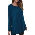 thumbnail image 1 of Blusa de manga larga con cuello redondo para mujer a la moda Fridja  fhghd661, 1 of 4