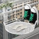 thumbnail image 5 of Tendedero para zapatos para balcón o baño | Se cuelga sobre la puerta o barandilla | Organiza y seca al aire calzado y plantillas | Drenaje rápido para uso en el hogar, 5 of 6
