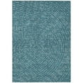 thumbnail image 2 of Addison Rugs Chantille Indoor/Outdoor Transitional Circles Teal Washable Rectangle Rug, 5' x 7'6", 2 of 6