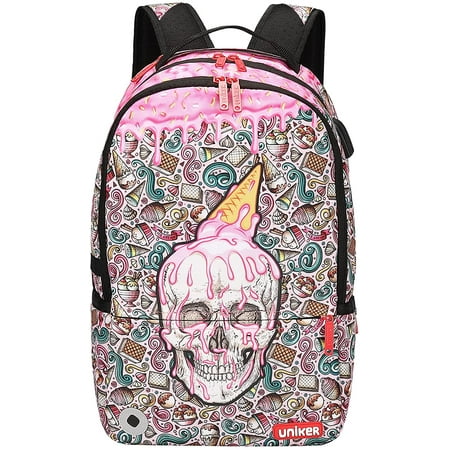 Pattern Backpack Boy Girl,Graffiti Schoolbag,Laptop Backpack 15.6 Inch ...