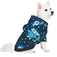 thumbnail image 2 of Haiem Blue Owl for Winter Dog Hoodie Sweatshirts with Pockets Warm Dog Clothes for Small Dogs Chihuahua-Large, 2 of 7