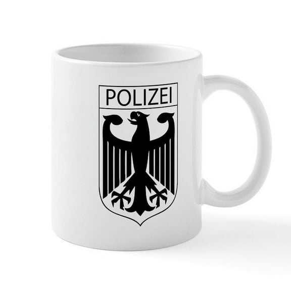 CafePress - POLIZEI German Police Mug - 11 oz Ceramic Mug - Novelty Coffee Tea Cup
