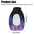 thumbnail image 7 of Renewold Waterproof ATV Seat Cover 25.2x10 Inch, Universal Four Wheeler Seat Cover Stretch Fit for Honda/Yamaha/Polaris, Elastic Edge Mud/Snow Protector, Heavy Duty, Purple Flame, 7 of 7