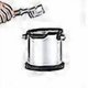 thumbnail image 2 of Less Steel Grounds Knock Out Box Espresso Waste Bin Recycle H, 2 of 4