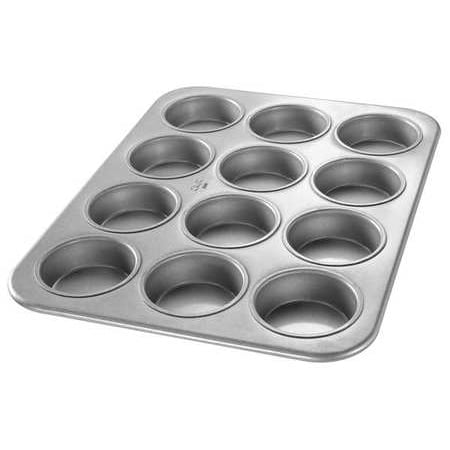 - CHICAGO METALLIC 43515 Jumbo Muffin Pan, 12 Moulds