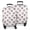 White Cow Bow, variant on Beige Cow Heart Pattern Luggage Cover Fashion Suitcase Cover Baggage Covers Fit 25-28 Inch Luggage (Go Travel)
