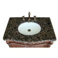 thumbnail image 2 of 32" Benton Collection Fiesta Antique Victorian Style Brown Bathroom Vanity CF-2873SB-TK, 2 of 4