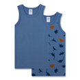 thumbnail image 4 of Sanetta Chalecos de niño , pack de 4 - Niños, camisa, sin mangas, algodón, dino Azul 104, 4 of 4