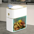 thumbnail image 4 of Joybos Motion Sensor Trash Can with Lid 3.5 Gallon - Hands-Free,Slim Waterproof Trash Bin for Bedroom,Bathroom,Office,Living Room, 4 of 9