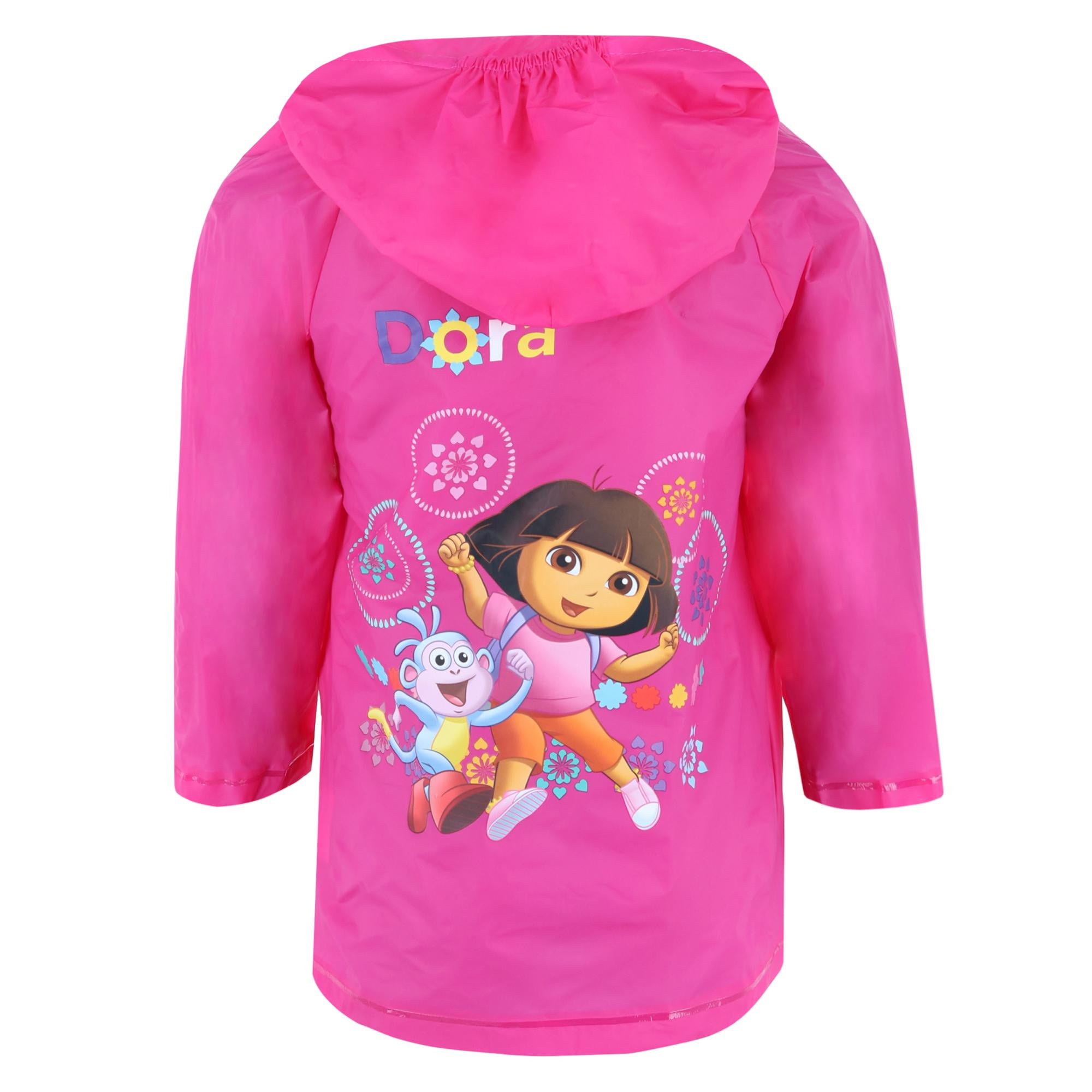 Nickelodeon Girl s Dora the Explorer Rain Coat Walmart