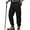 #02 Black 【Mix & Match: Stock Up on Everyday Colors】, variant on Men's Slim Fit Cargo Workwear Pants, Straight Leg Drawstring Elastic Waist Multi Pockets Casual Trousers Joggers, Quick Dry Breathable Lightweight Stretchy, Outdoor Hiking Gym