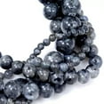 thumbnail image 4 of K-KED Natural Black Labradorite Round Loose Bead 15" strand 4/6/8/10/12 mm-4 mm, 4 of 9