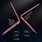 T&C 10.1 Inch Kids Laptop Computer powered by Android 7.1.1 OS, 2gb Ram, 32gb Rom, Bluetooth, Wi-Fi- Pink