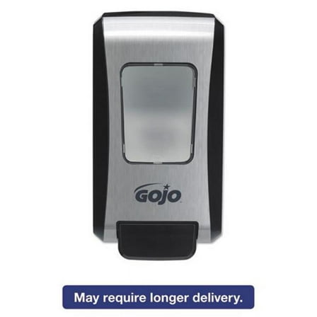 GOJO FMX-20 Soap Dispenser, 2,000 mL, 6.5 x 4.7 x 11.7, Black/Chrome -GOJ527106EA