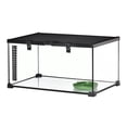 thumbnail image 1 of PawHut Glass Reptile Terrarium with Thermometer, Water Basin, Full View Visually for Lizards, Horned Frogs, Snakes, Spiders, 1 of 7