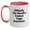 White/Pink, variant on Funny Yoga Instructor Gifts from Friends, Yoga Instructor Unique Gifts for Graduation, Two Tone Coffee Mug with Officially The World's Coolest Quote, Gifts for Yoga Instructors, Men, Women, or Family