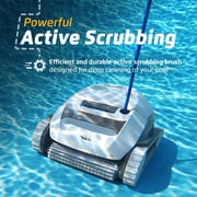 Dolphin (2026 Model) E10 Automatic Robotic Pool Vacuum Cleaner, Active Scrubber Brush, Ideal for Above-Ground Pools up to 30ft in Length