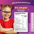 thumbnail image 3 of Tasty Kids Multivitamin with Iron Gummy - Gentle Iron Gummies for Kids and Toddlers with Vitamin C and B Complex - Non Constipating Iron Supplements for Kids - Vegetarian Non GMO Kosher Gluten Free, 3 of 10