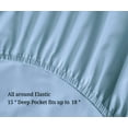 thumbnail image 4 of Egyptian Cotton 700 Thread Count Sheet Set, King, Light Blue, 4 of 6