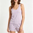 thumbnail image 2 of MDUKONU Women's Seamless Camisole Tank Tops Slim Fit Crop Top Layering Undershirt Casual Summer Sleeveless Size: XXXXL Grey, 2 of 4